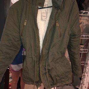 Vintage olive green jacket